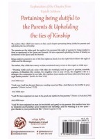 Expl! of the Chapter from Riyadh Saliheen Pertaining Being Dutiful to the Parents & Upholding the ties of Kinship