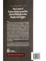 A Commentary On The Letter of Imam Muhammad bin Abd al-Wahhab to the People of al-Qasim